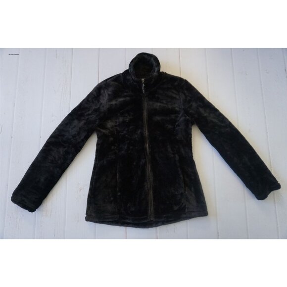 32 Degrees Heat Women’s Black Faux Fur Zip-Up Jacket - Size S - Picture 1 of 11